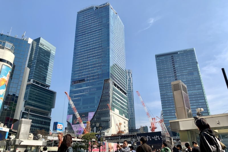 「渋谷スクランブルスクエア」などが建つ渋谷エリア