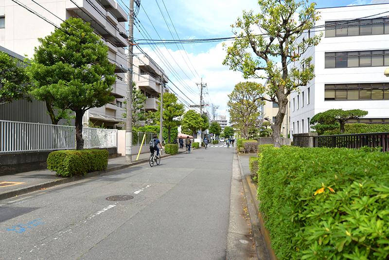 「武蔵中原」駅から物件までの道中