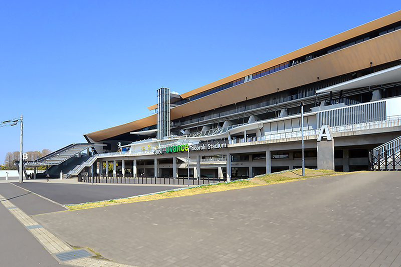 「等々力緑地」内にある「Uvanceとどろきスタジアム by Fujitsu（陸上競技場）」