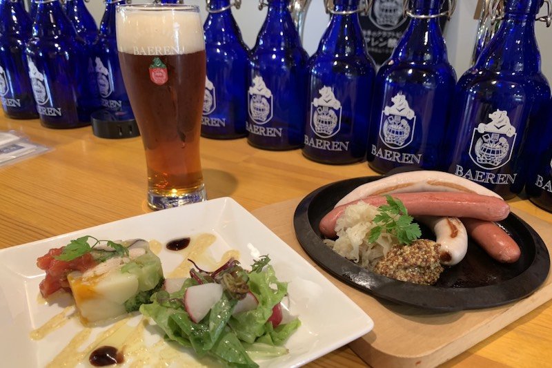県産食材を使った料理はビールと相性バッチリ