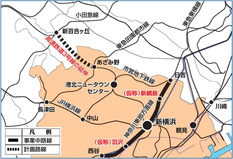 横浜-路線図