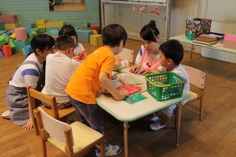 「立川女子高等学校」の生徒が職場体験に来る