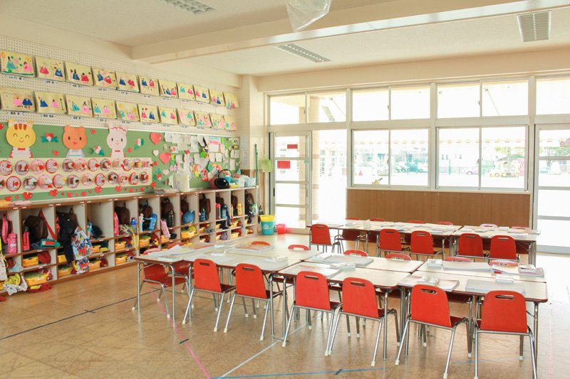 「徳重幼稚園」内の教室の様子