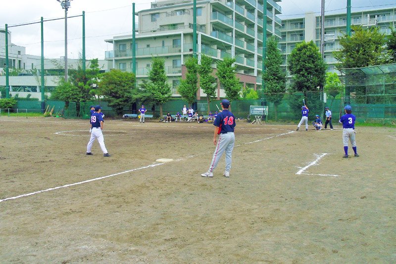 「健民祭」での野球