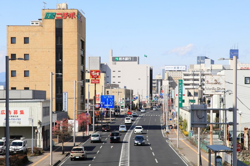 宇都宮の街並み