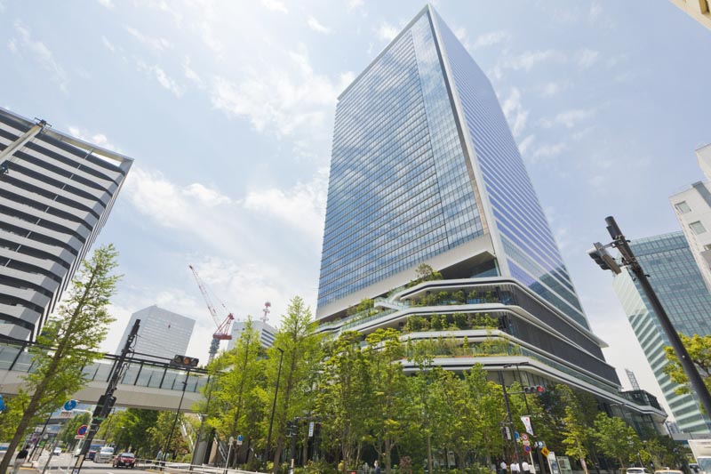 2020年に新たな国際ビジネス拠点として誕生した「東京ポートシティ竹芝」