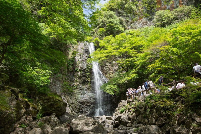 日本の滝百選に選ばれている箕面大滝