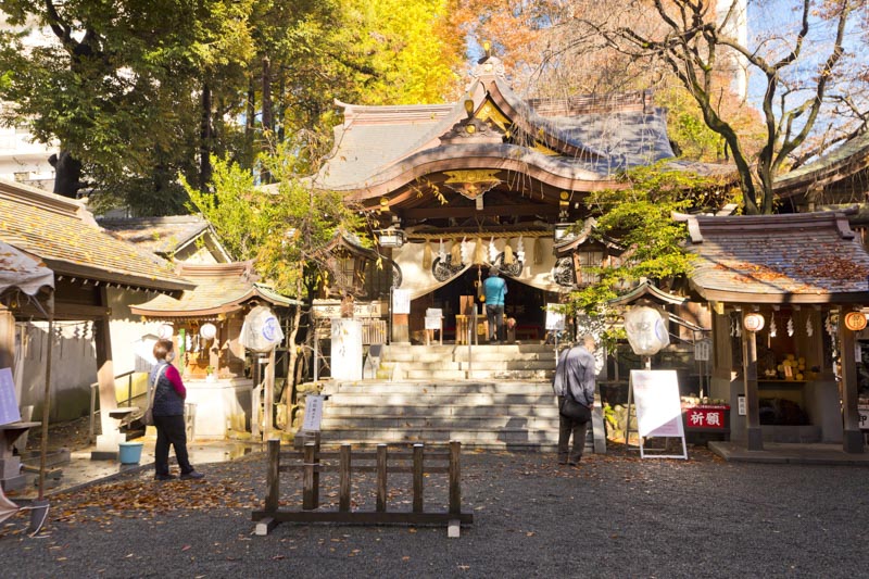 落ち着いた空気が広がる「子安神社」