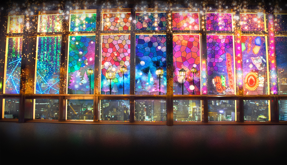 東京タワー、令和の東京夜景から、昭和〜平成にタイムスリップするマッピングショー「時代を創る東京の光」を開催中（港区）