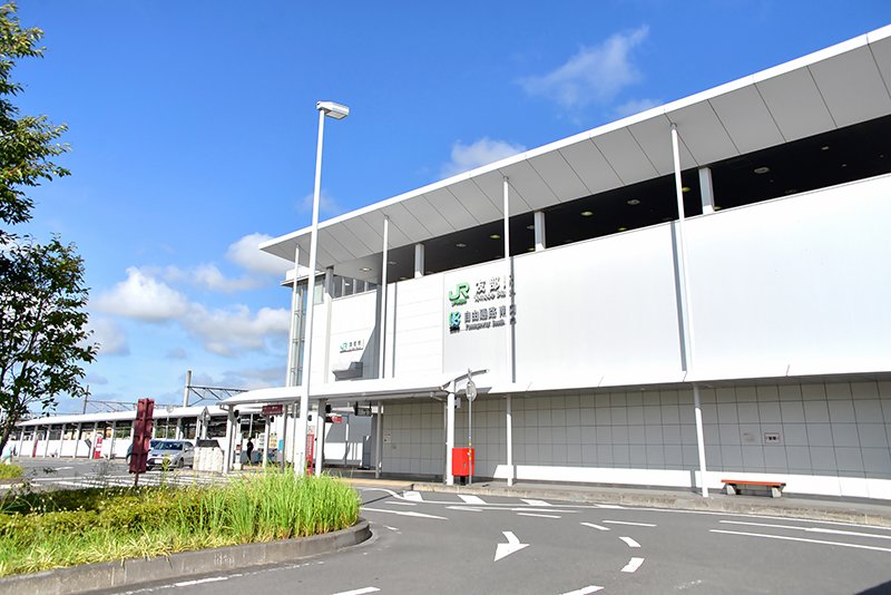 JR常磐線とJR水戸線の「友部」駅