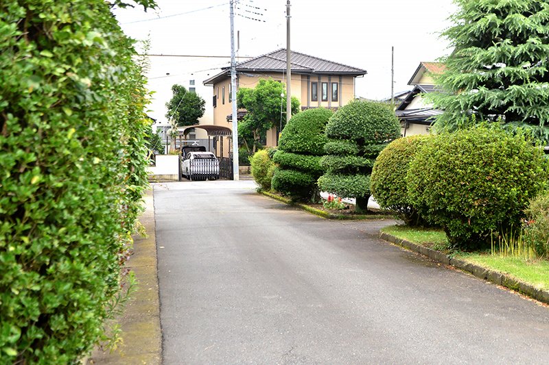 新原エリアの落ち着いた住宅地