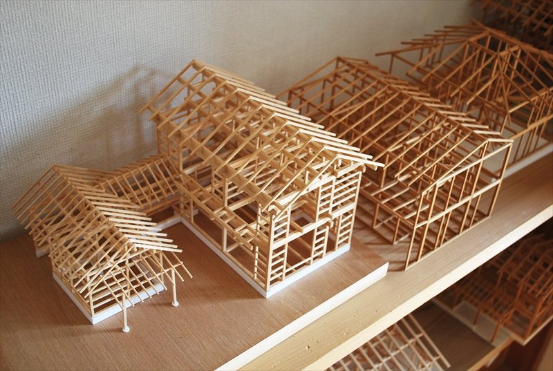 “こだわりの家”の設計に欠かせない軸組模型