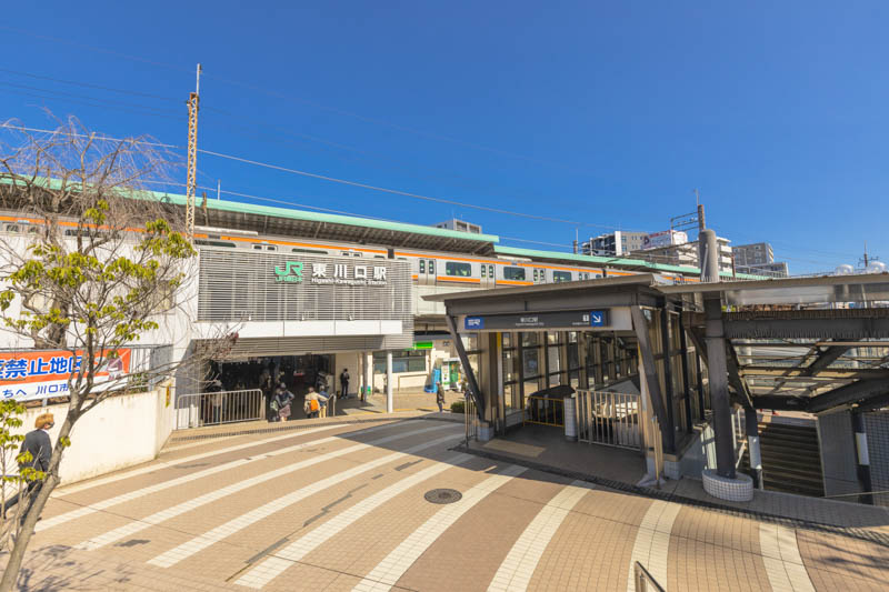 JR武蔵野線と埼玉高速鉄道埼玉スタジアム線が交わる「東川口」駅