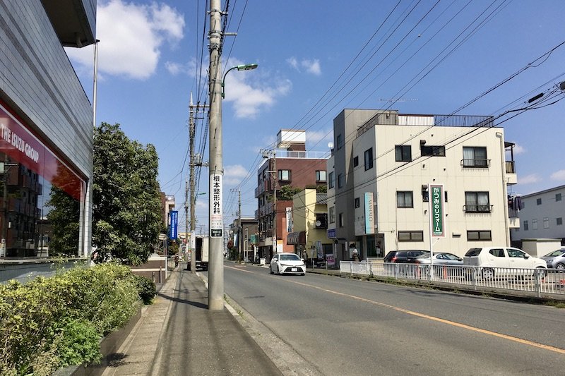 駅からの道のり