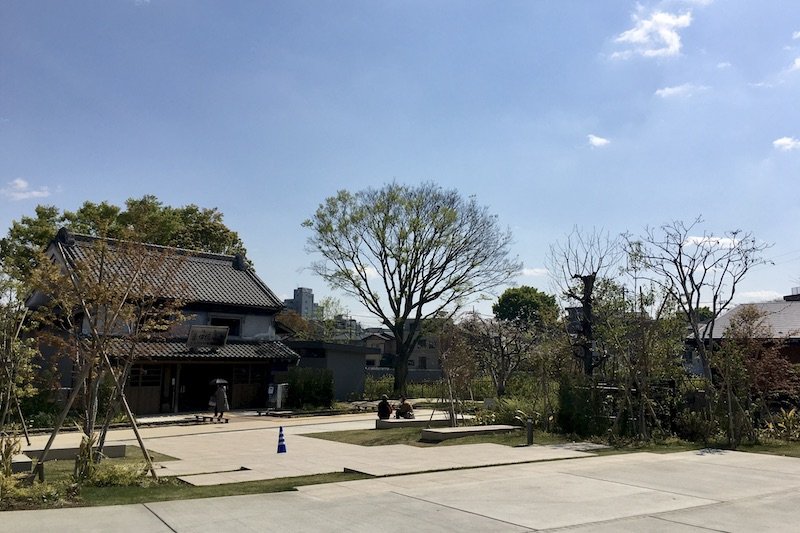 「いろは親水公園コース」の中洲ゾーン