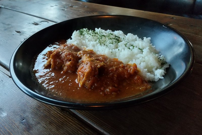 スパイスの効いたカレー