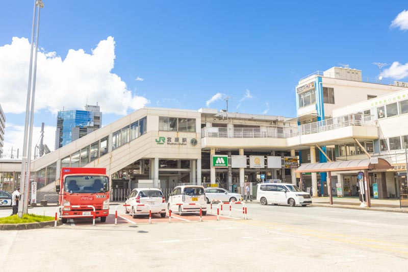 JR高崎線とJR湘南新宿ラインの「宮原」駅