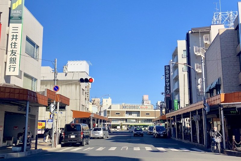 蕨市中央地域の街並み