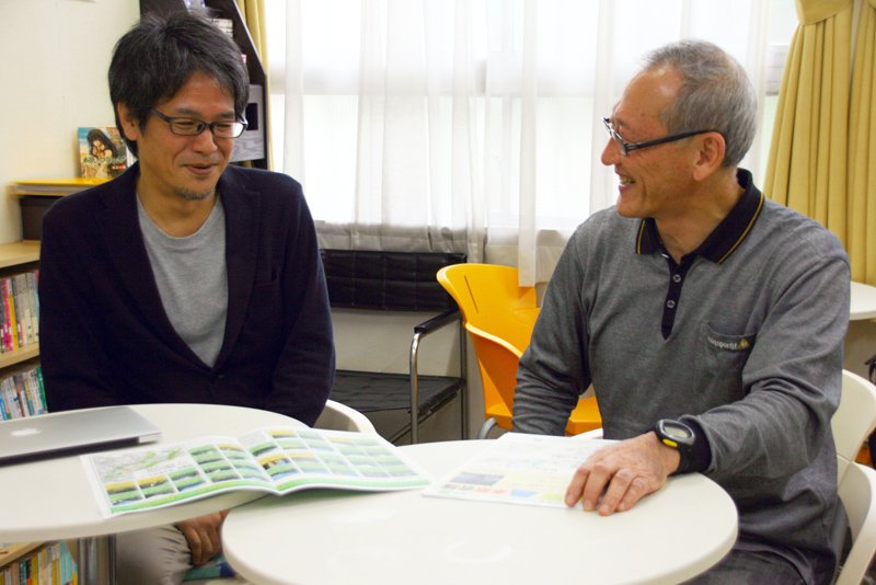 「八千代台まちづくりプロジェクト」の熊谷さん（左）と齊藤さん（右）