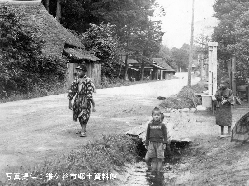 1945年頃の「木下街道」