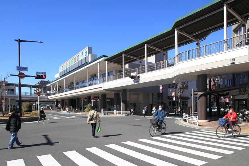 「北習志野」駅前の街並み