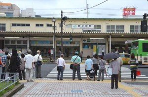 JR総武線の「新小岩」駅