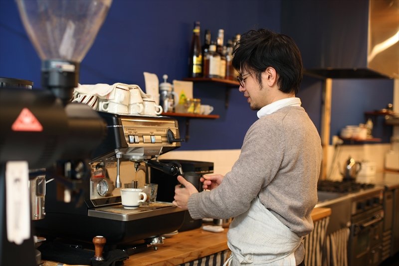 コーヒーにこだわる竹日渉さん