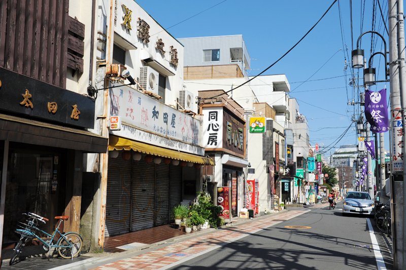 商店街の街並み