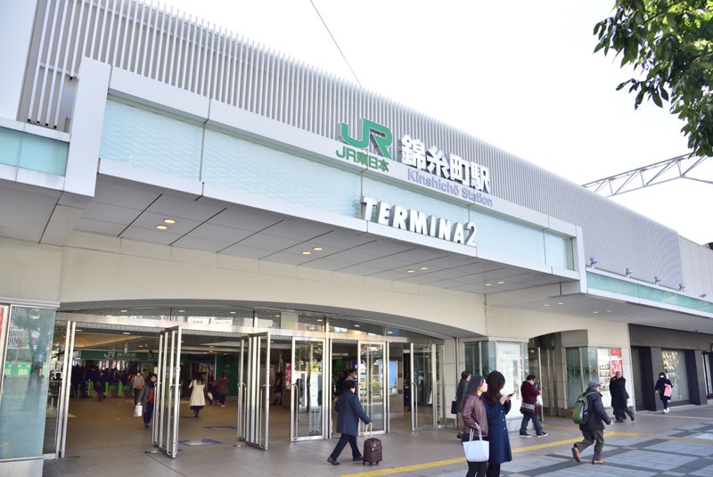 3路線が利用できる「錦糸町」駅