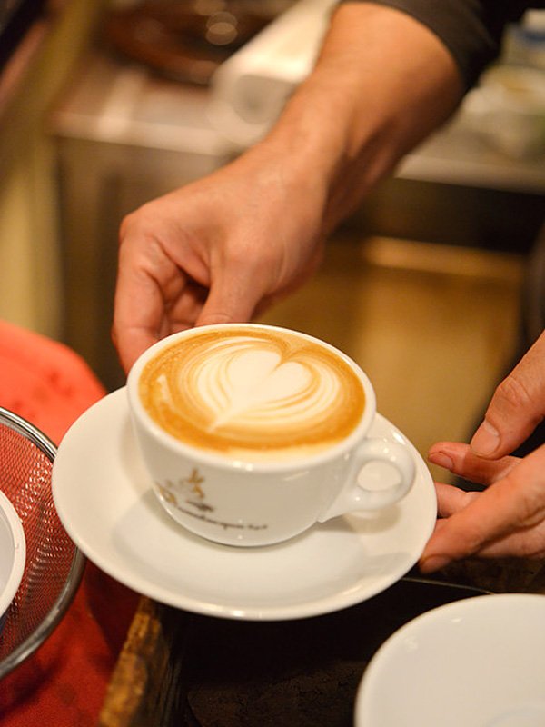 カフェタイムはコーヒーも楽しめる