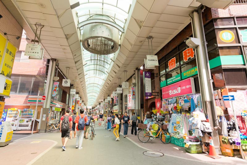 板橋黄最大の規模を誇る「ハッピーロード大山商店街」