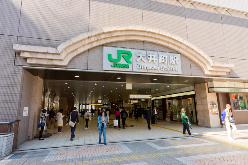 JR京浜東北線などが乗り入れる「大井町」駅