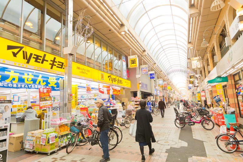 日常の買い物に便利な店も多い「武蔵小山商店街 パルム」