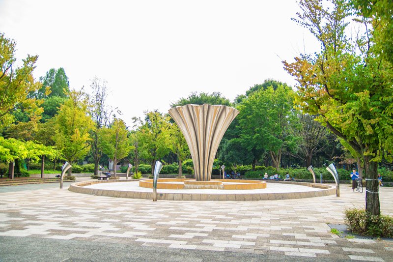 赤塚公園の噴水広場