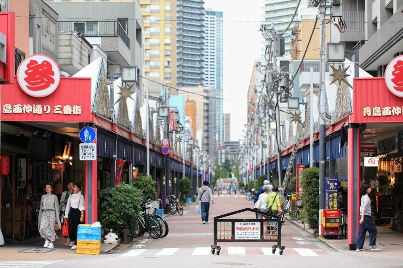 月島西仲通り商店街