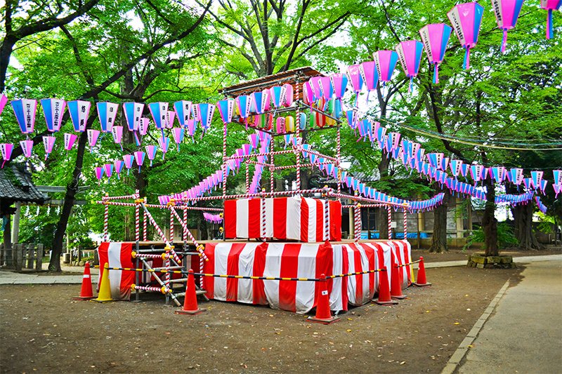 諏方神社納涼踊り大会