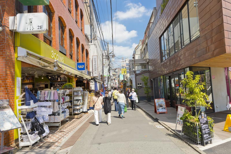 下北沢の街並み