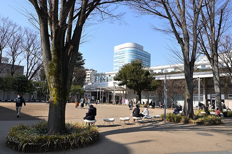 憩いの場としてにぎわう「境南ふれあい広場公園」