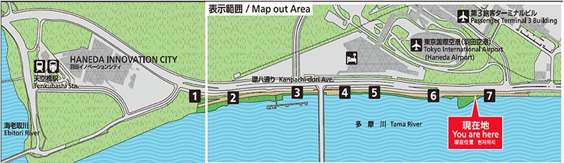 計画中の公園を含む周辺地図