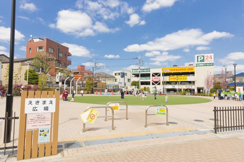 「狛江」駅前に誕生した「メビウス∞えきまえ広場」