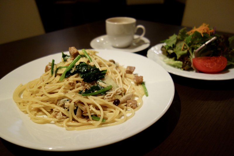 大人気のパスタランチ