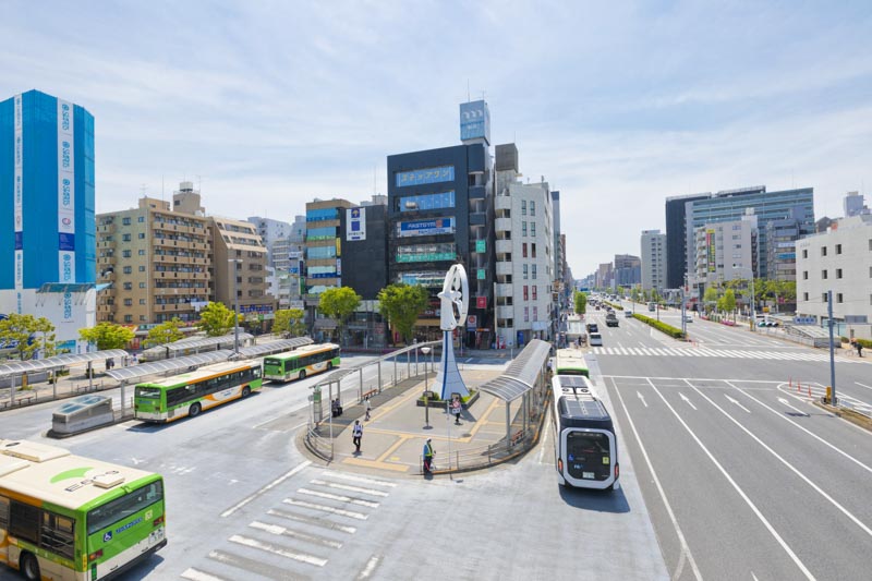 東京メトロ東西線「葛西」駅前の様子