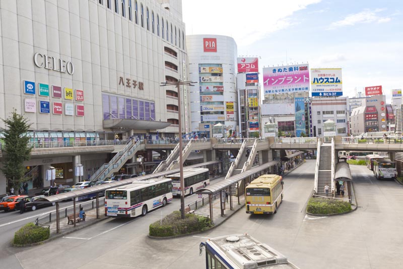 JR「八王子」駅北口 バスターミナル