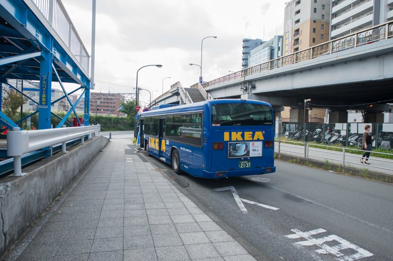 「IKEA港北」のシャトルバス乗り場