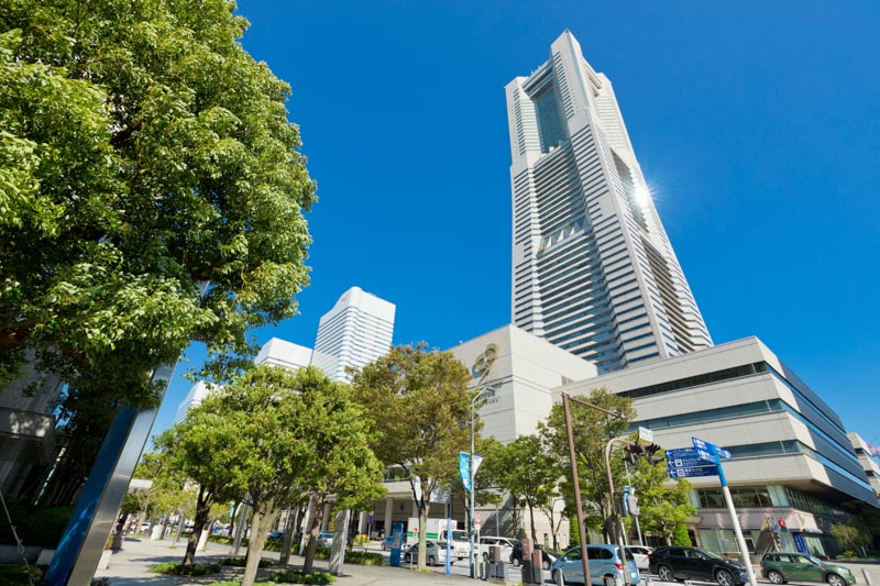 みなとみらいのシンボル「横浜ランドマークタワー」
