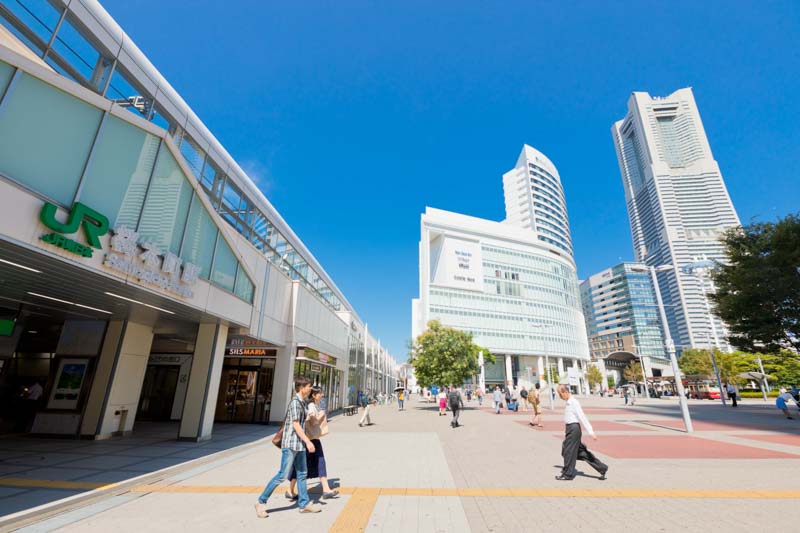 JR京浜東北線・横浜線と横浜市営地下鉄ブルーラインが乗り入れる「桜木町」駅