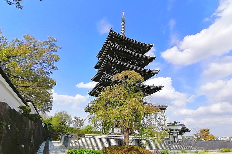 「香林寺」の五重塔