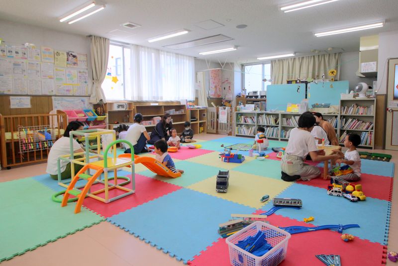 乳幼児親子の専用スペース「親子遊戯室」