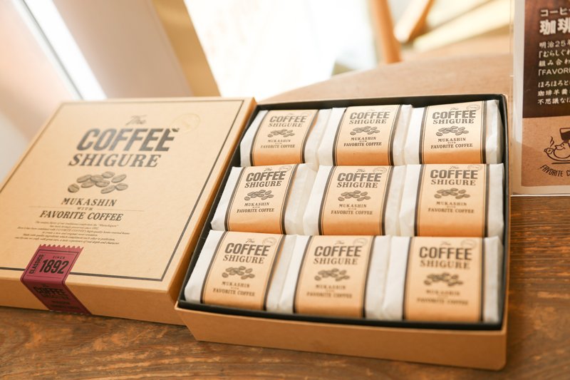 FAVORITE COFFEEとのコラボ商品「珈琲しぐれ」