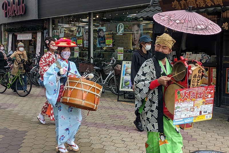 イベントが盛んに行われる「あびんこ商店街」